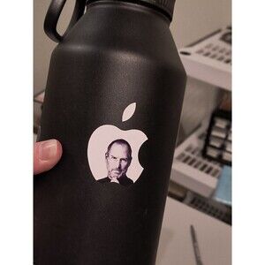 Steve Jobs Apple Logo Inspiration Sticker Decal (Custom Design!)